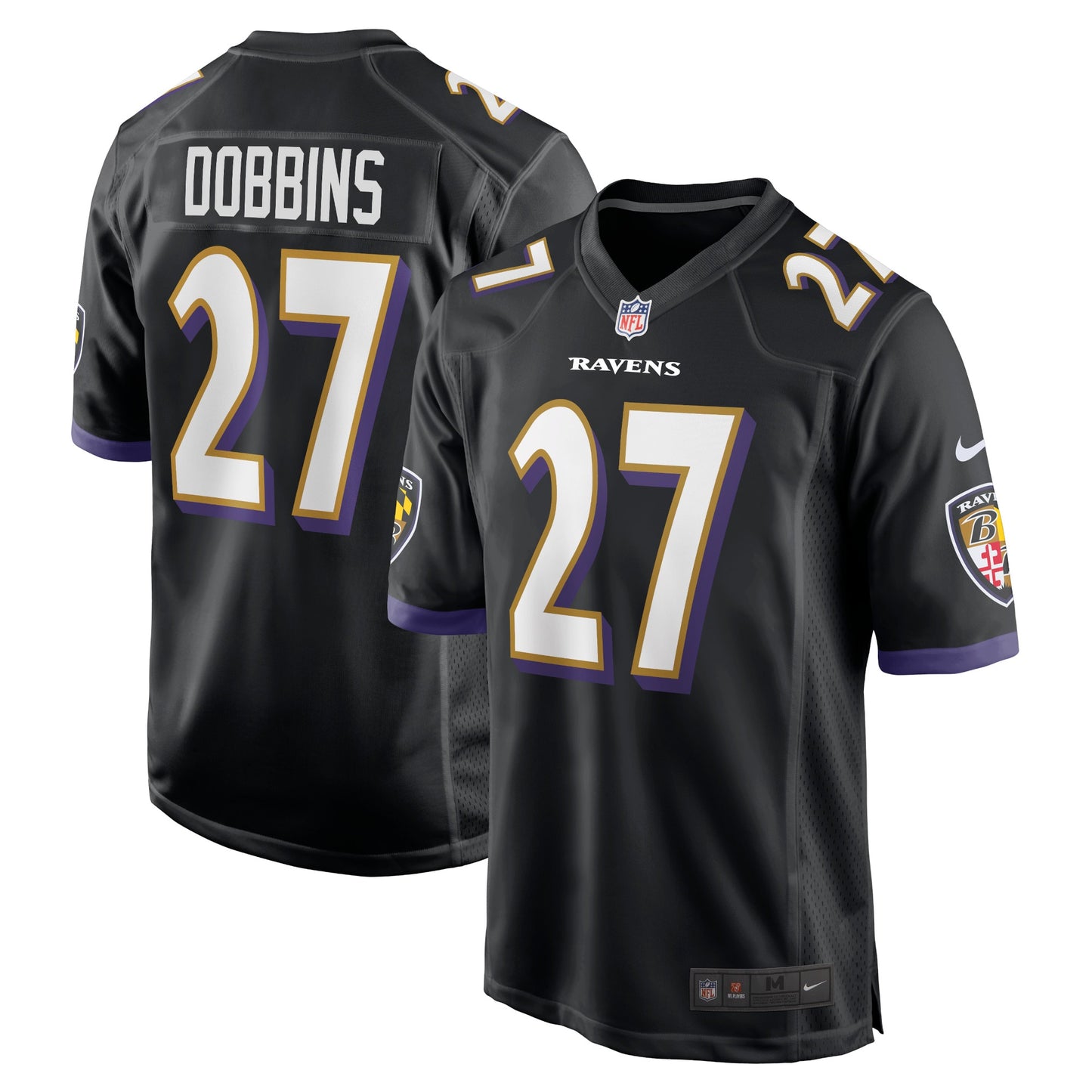 J.K. Dobbins Baltimore Ravens Nike Game Jersey - Black