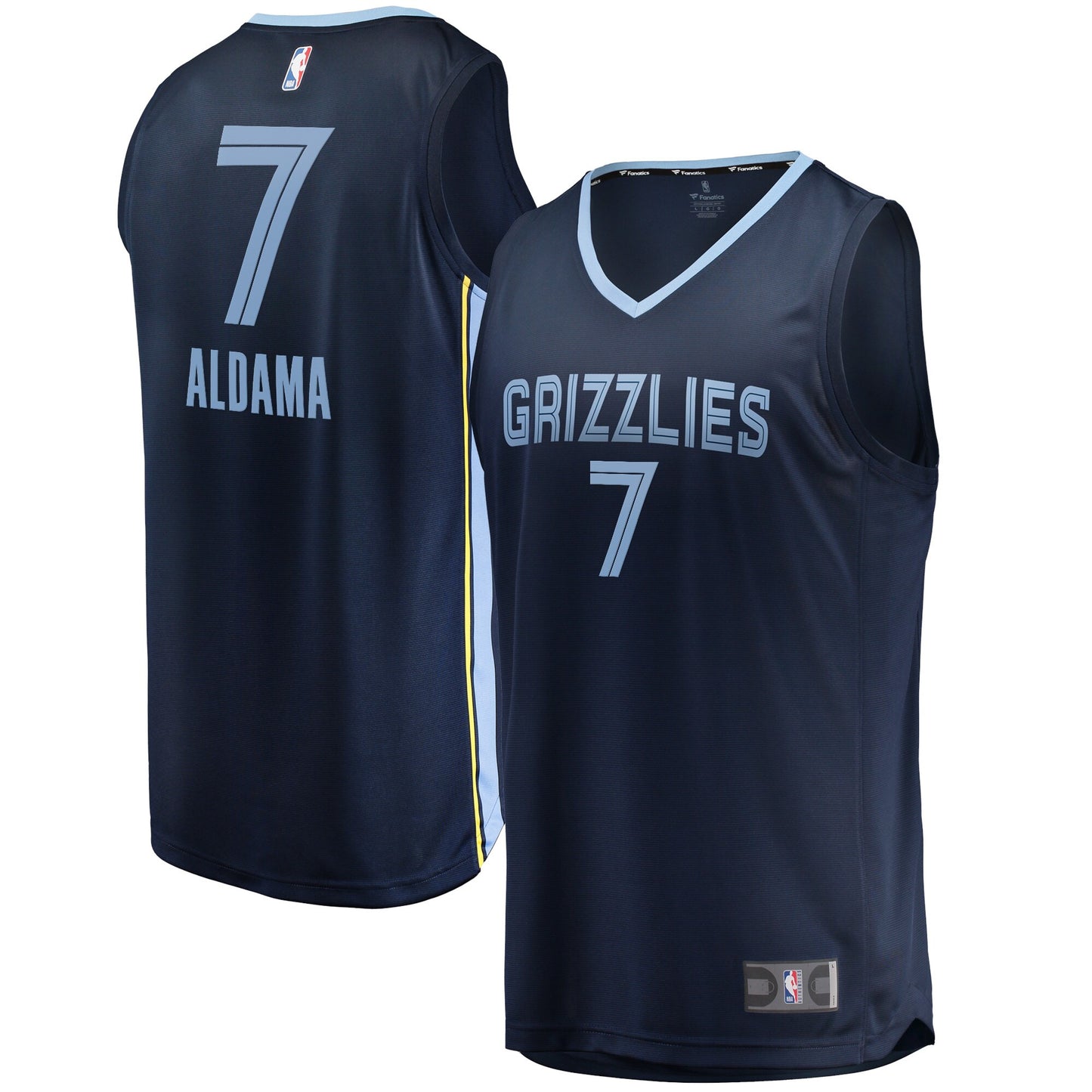 Santi Aldama Memphis Grizzlies Fanatics Branded 2021/22 Fast Break Replica Jersey - Icon Edition - Navy