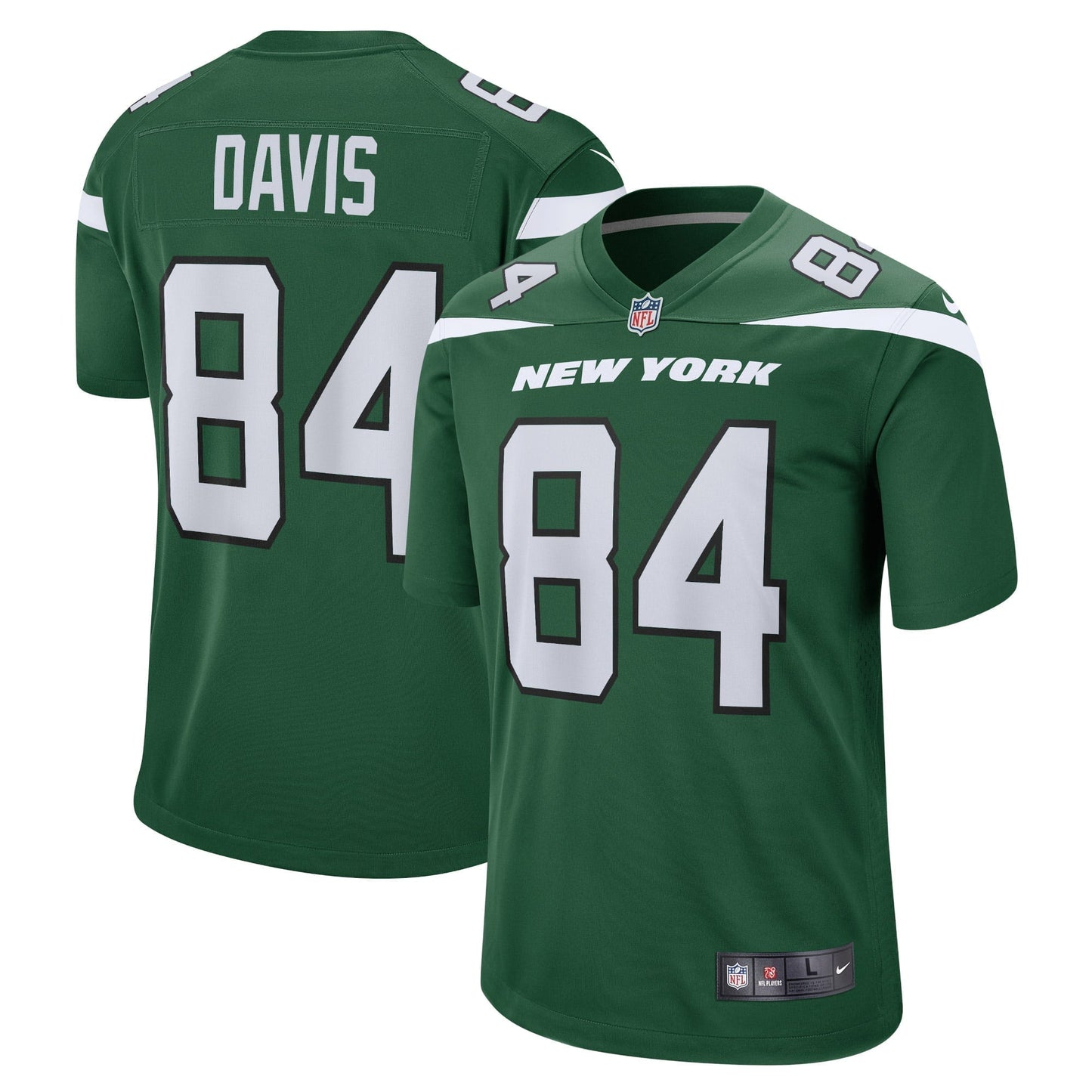 Men's Nike Corey Davis Gotham Green New York Jets Game Jersey