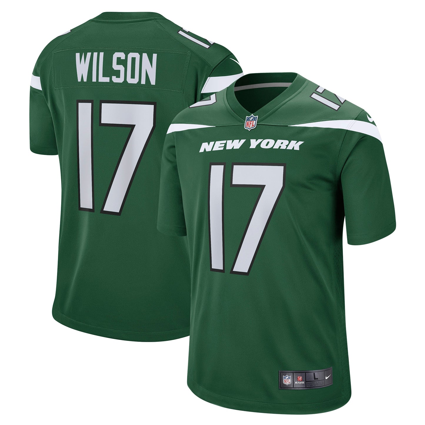 Garrett Wilson New York Jets Nike Player Game Jersey - Green