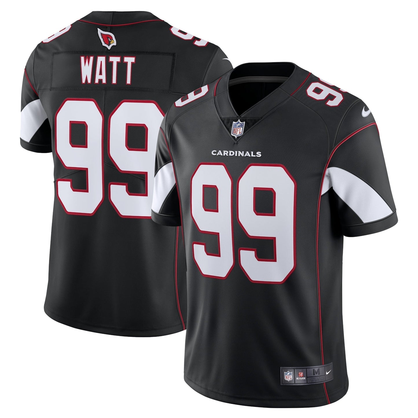 Men's Nike J.J. Watt Black Arizona Cardinals Vapor Limited Jersey