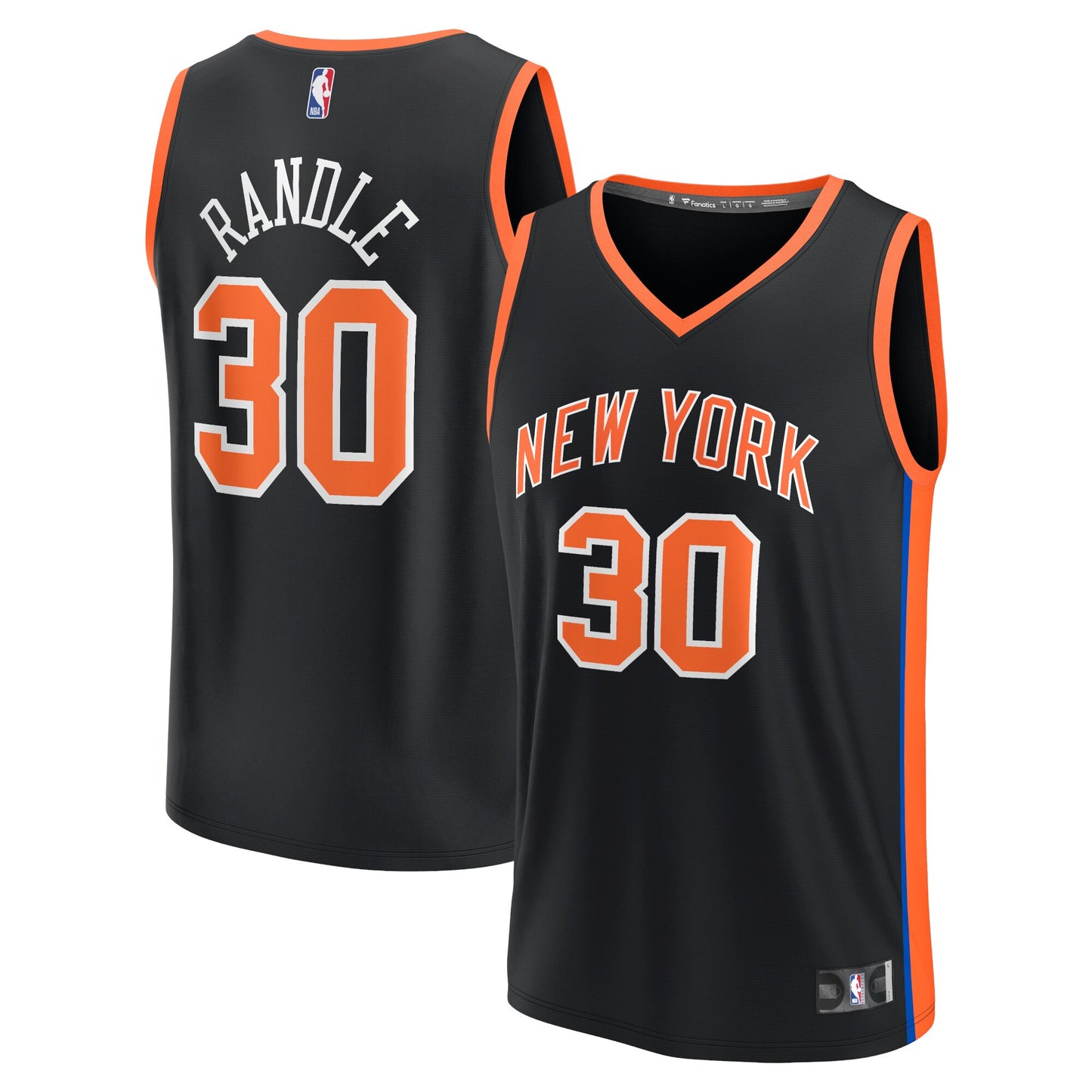 Julius Randle New York Knicks Fanatics Branded 2022/23 Fastbreak Jersey - City Edition - Black