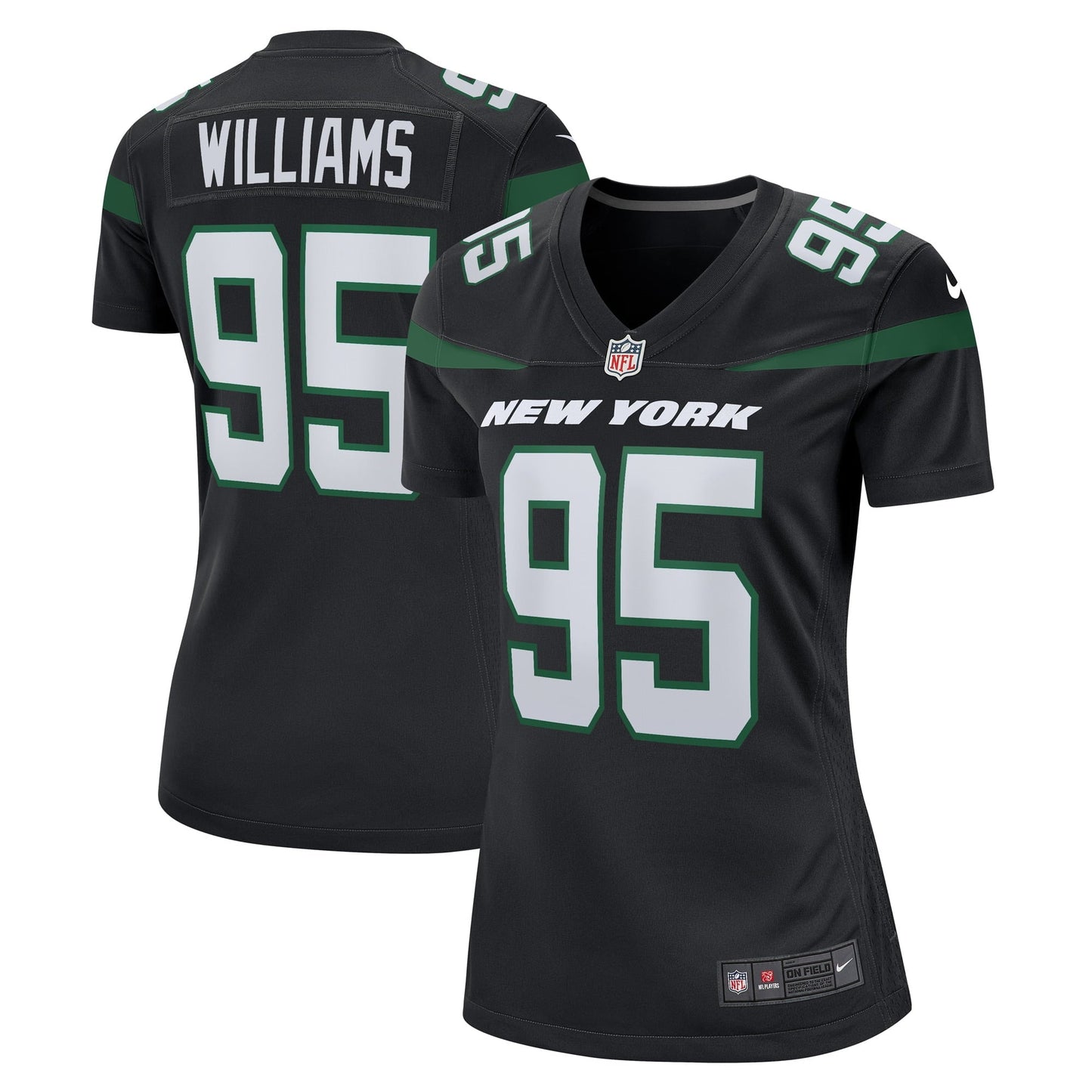 Women's Nike Quinnen Williams Stealth Black New York Jets Alternate Game Player Jersey