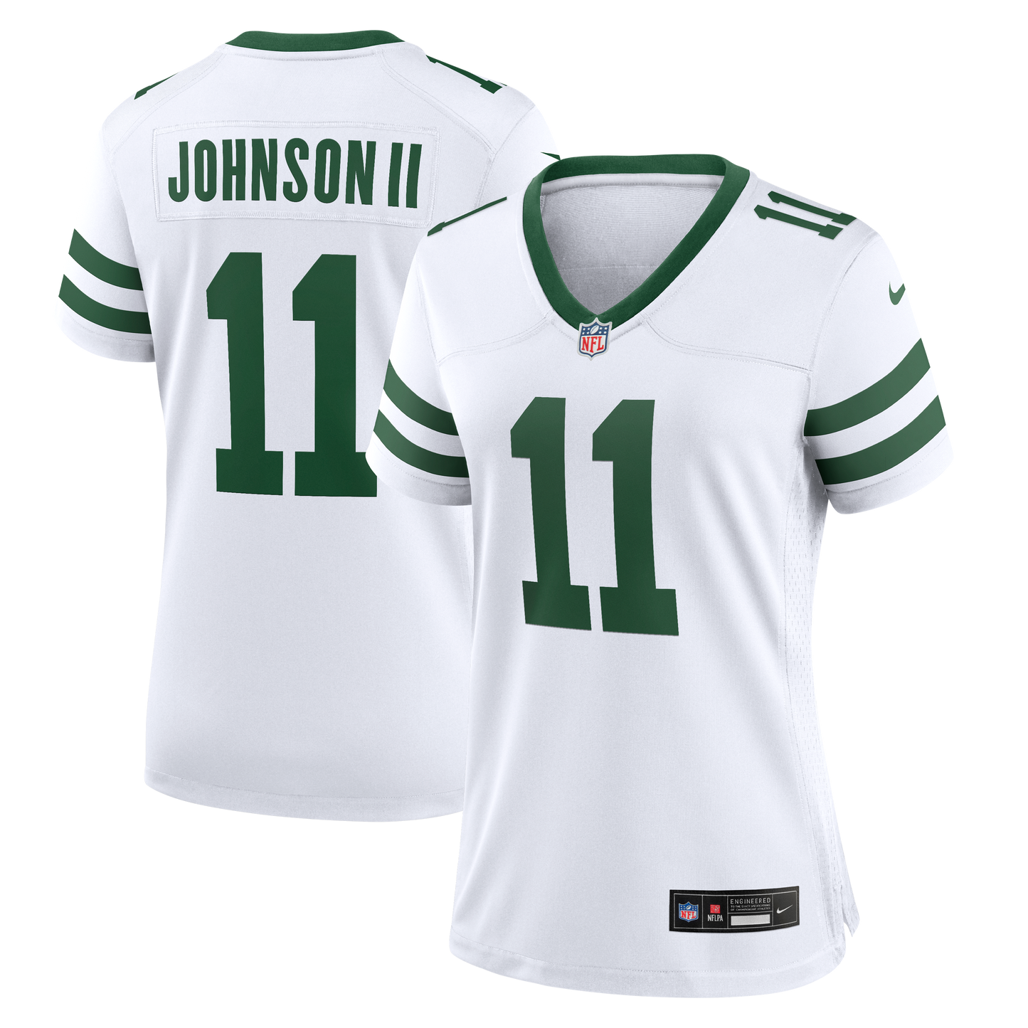 Jermaine Johnson II New York Jets Nike Women's Alternate Game Jersey - Spotlight White