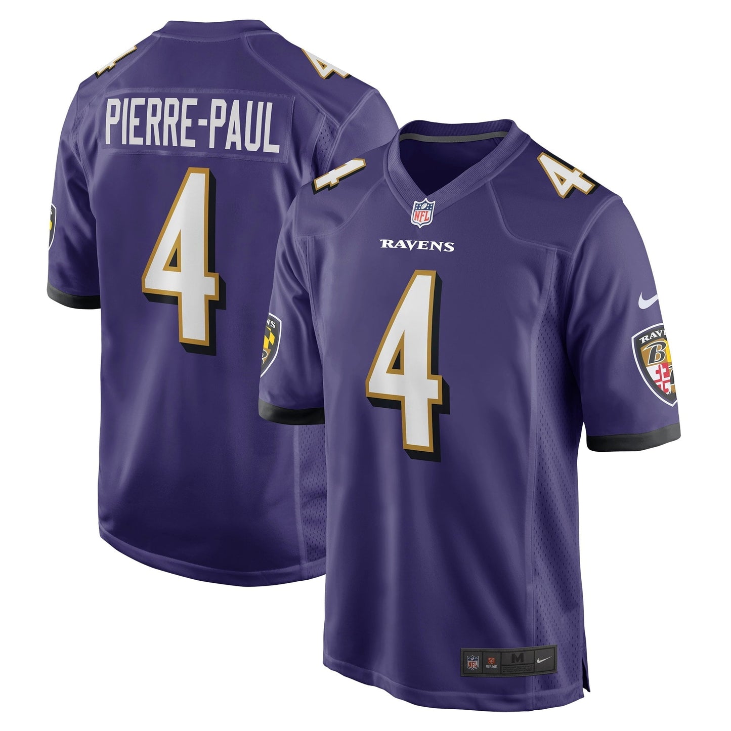 Men's Nike Jason Pierre-Paul Purple Baltimore Ravens Home Game Player Jersey