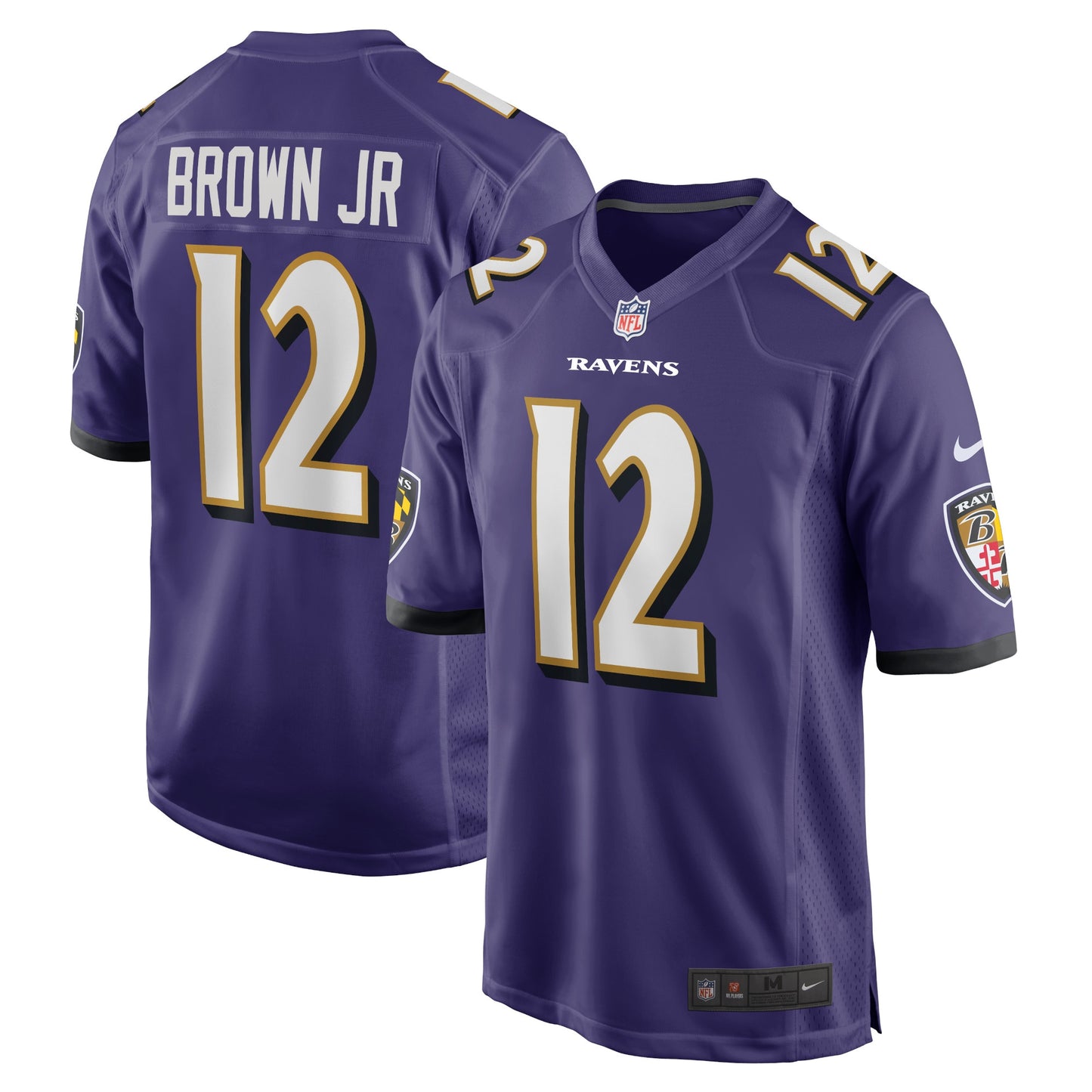 Anthony Brown Baltimore Ravens Nike Player Game Jersey - Purple