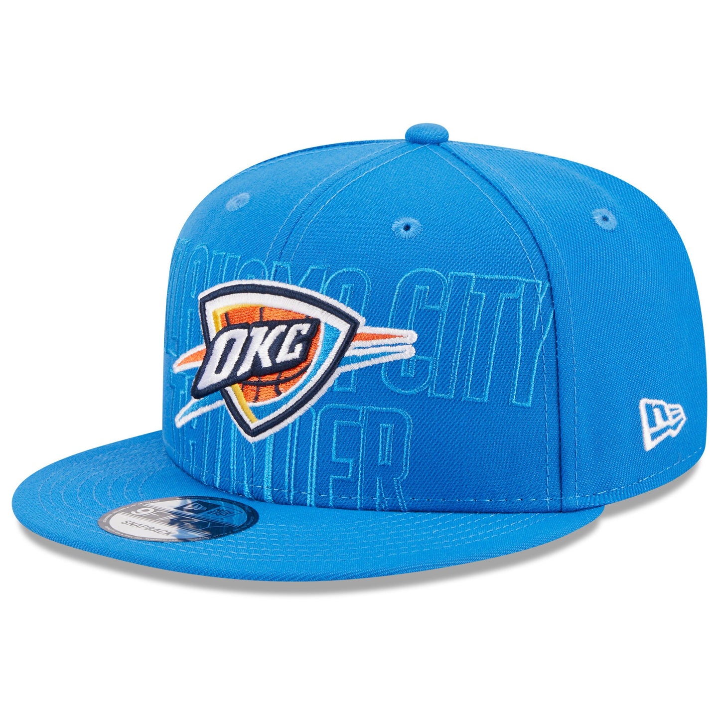 Oklahoma City Thunder New Era 2023 NBA Draft 9FIFTY Snapback Hat - Blue