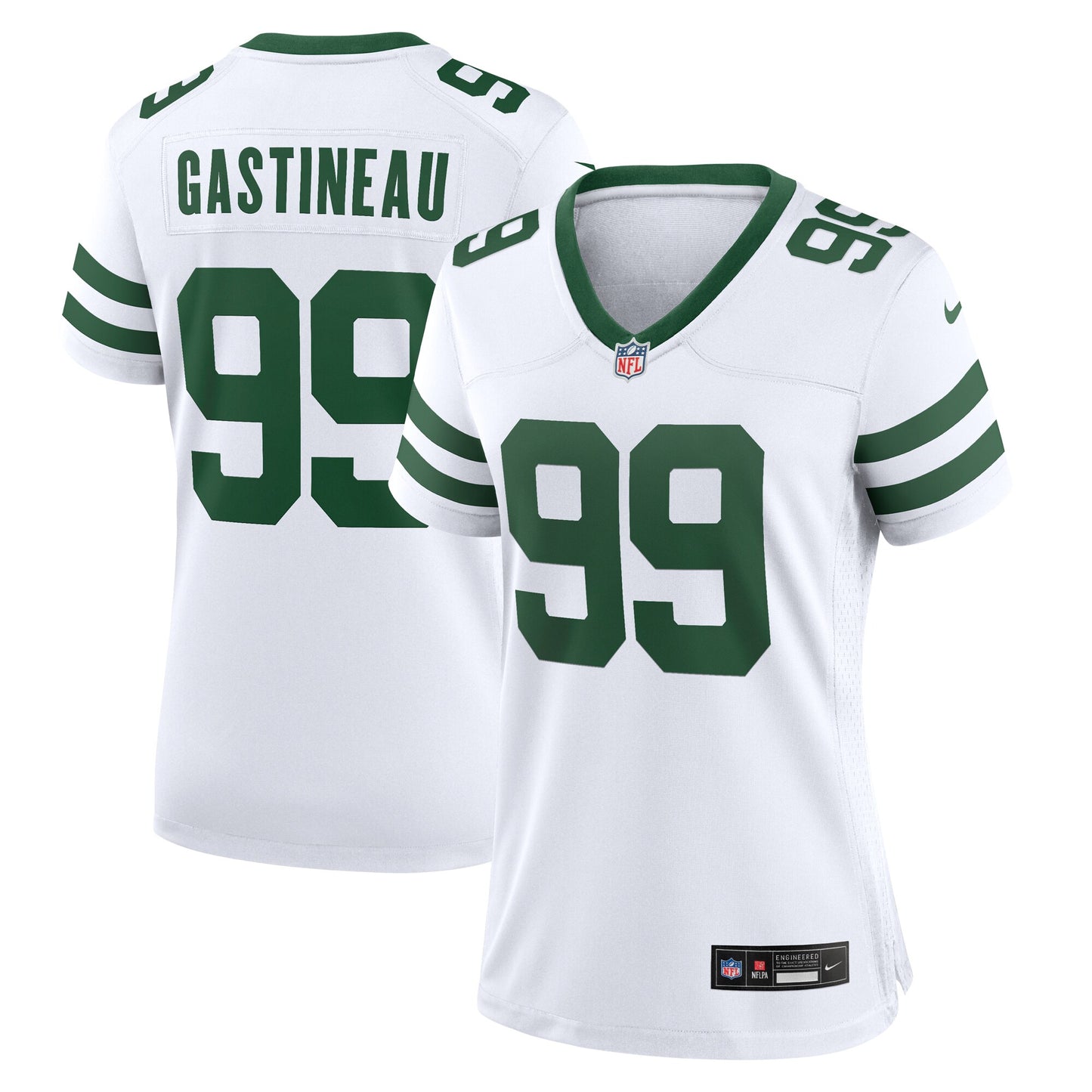 Mark Gastineau New York Jets Nike Women's Legacy Retired Player Game Jersey - White