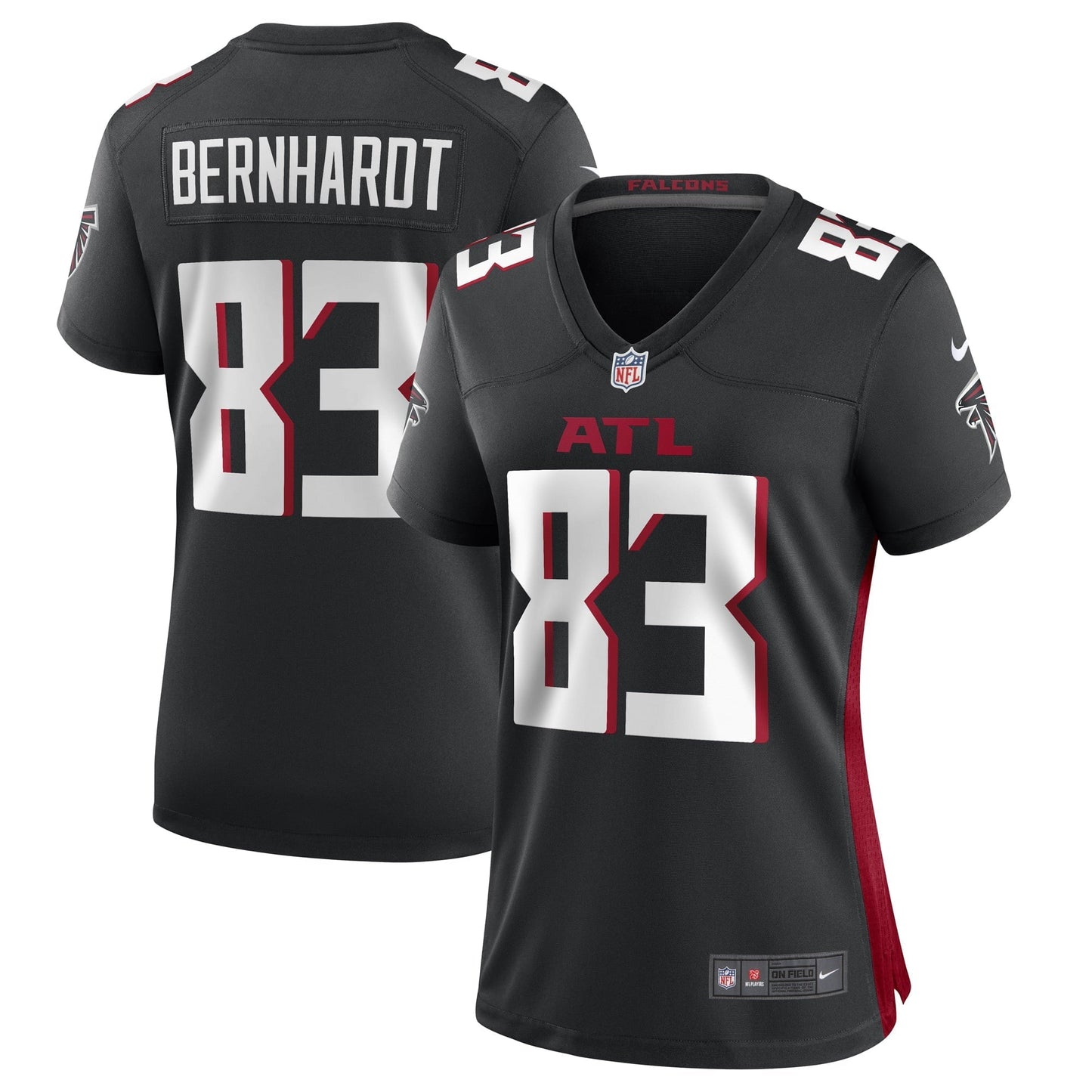 Women's Nike Jared Bernhardt Black Atlanta Falcons Game Player Jersey