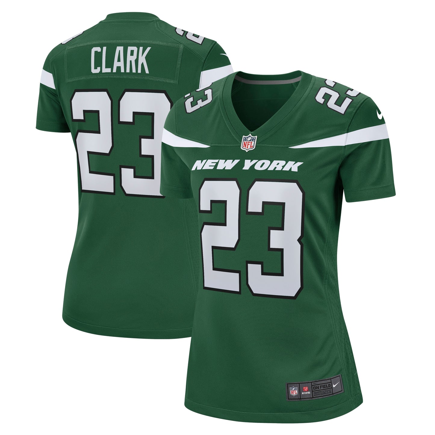 Chuck Clark New York Jets Nike Women's Team Game Jersey - Gotham Green