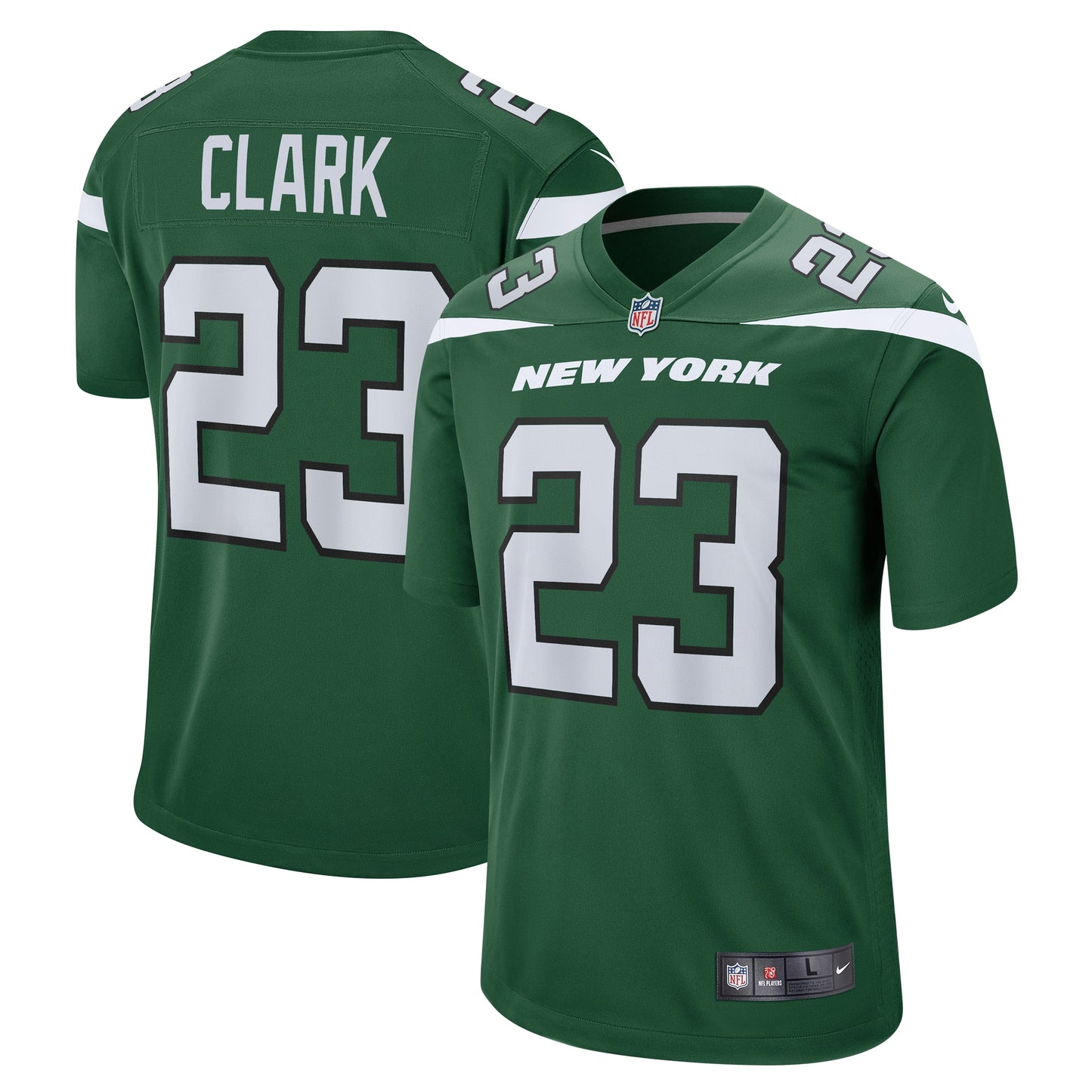 Chuck Clark New York Jets Nike Team Game Jersey - Gotham Green