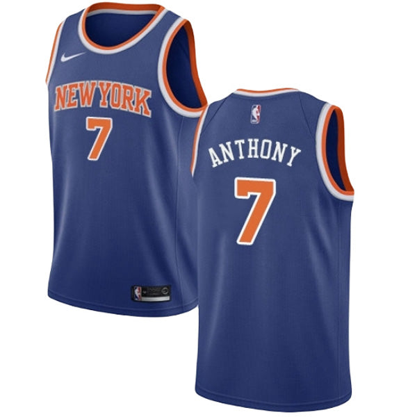Men's New York Knicks Carmelo Anthony Icon Edition Jersey - Royal