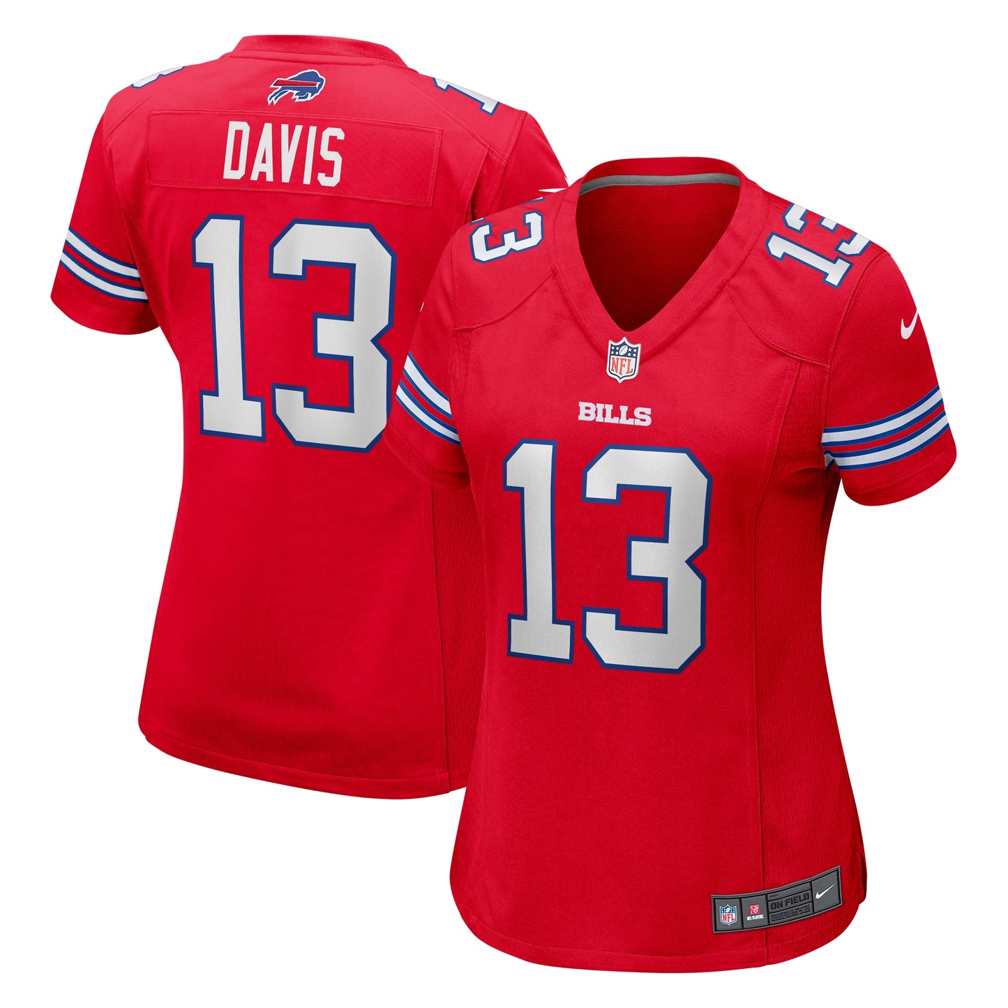 Gabe Davis Buffalo Bills Nike Women's Player Jersey - Red