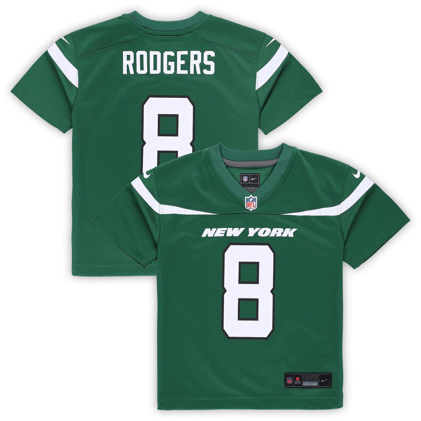 Aaron Rodgers New York Jets Nike Preschool Game Jersey - Gotham Green