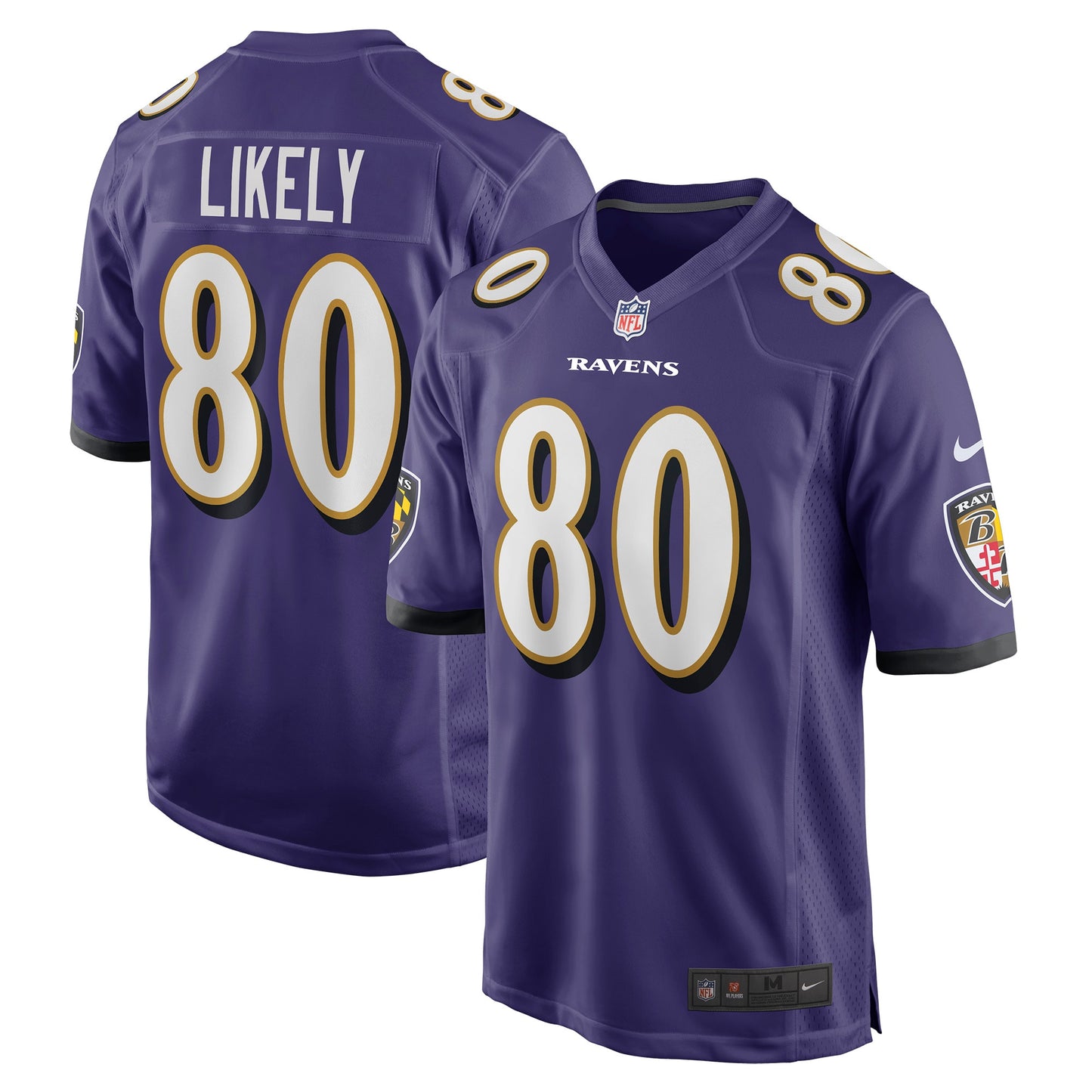 Isaiah Likely Baltimore Ravens Nike Player Game Jersey - Purple