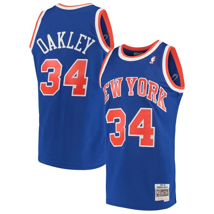 Men's New York Knicks Charles Oakley Mitchell & Ness NBA Men's Hardwood Classic Swingman Jersey